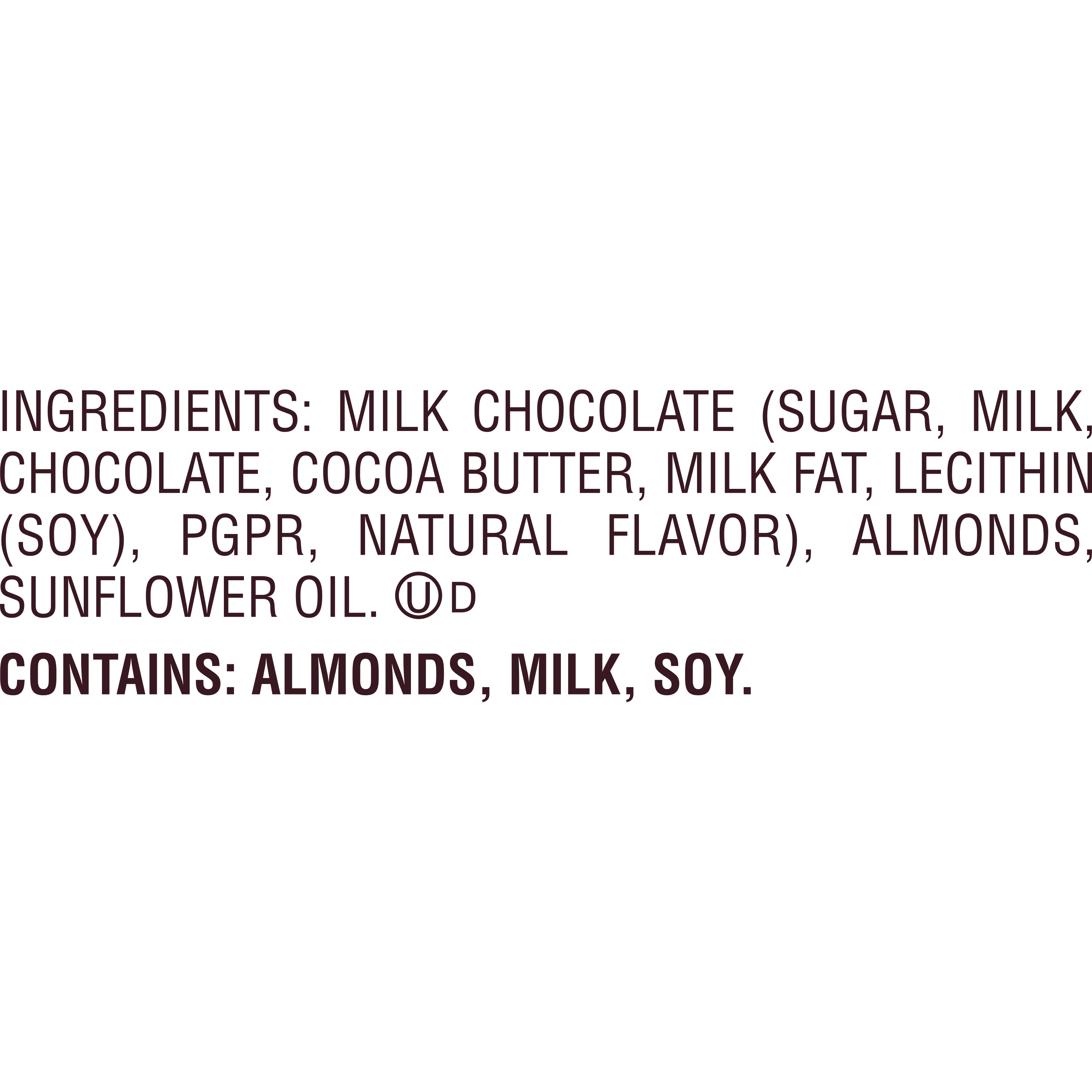 HERSHEY’S Milk Chocolate Almond Giant 7.37oz Candy Bar - THE HERSHEY COMPANY