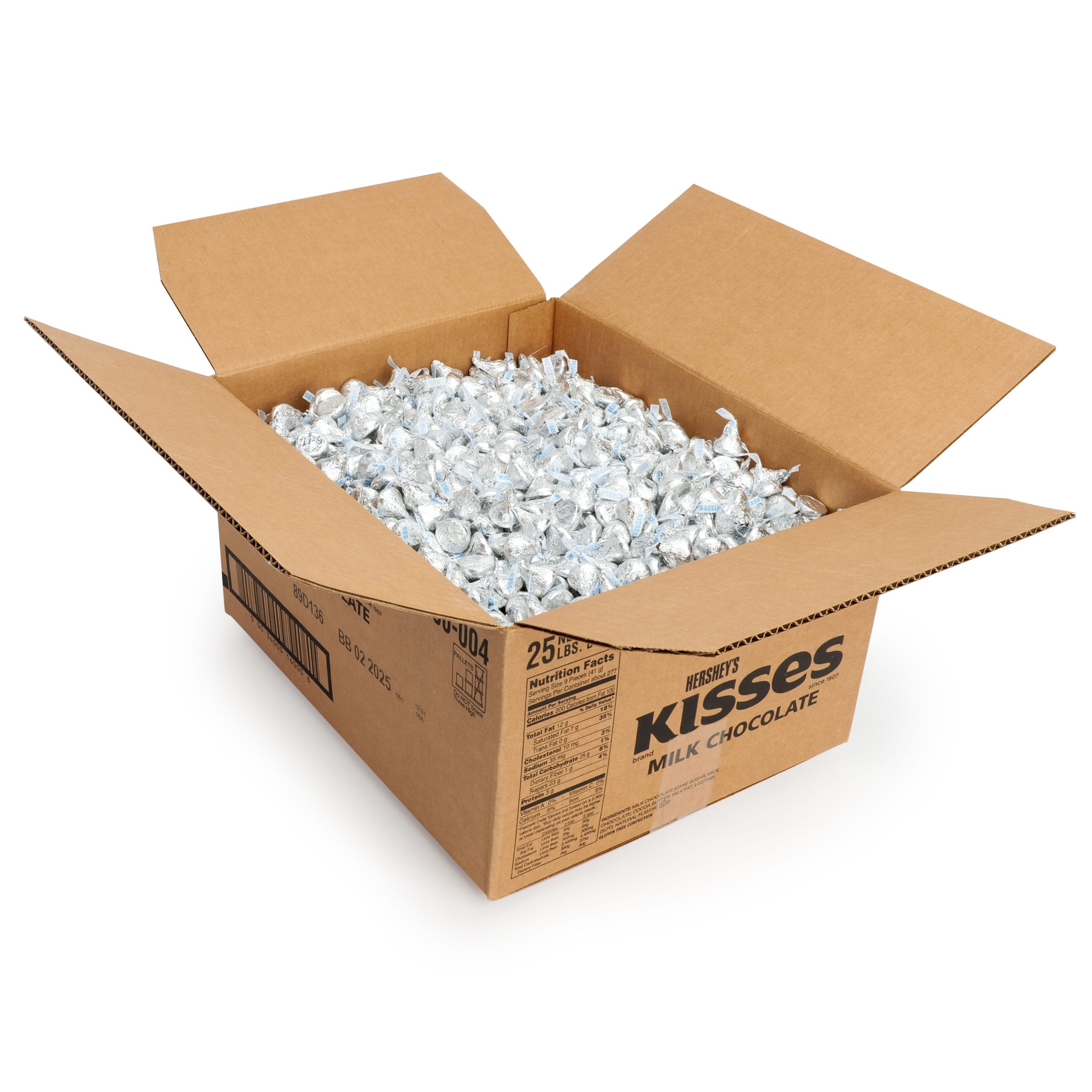 HERSHEY’S KISSES Milk Chocolates 25 lbs. Bulk Candy Box - THE HERSHEY COMPANY