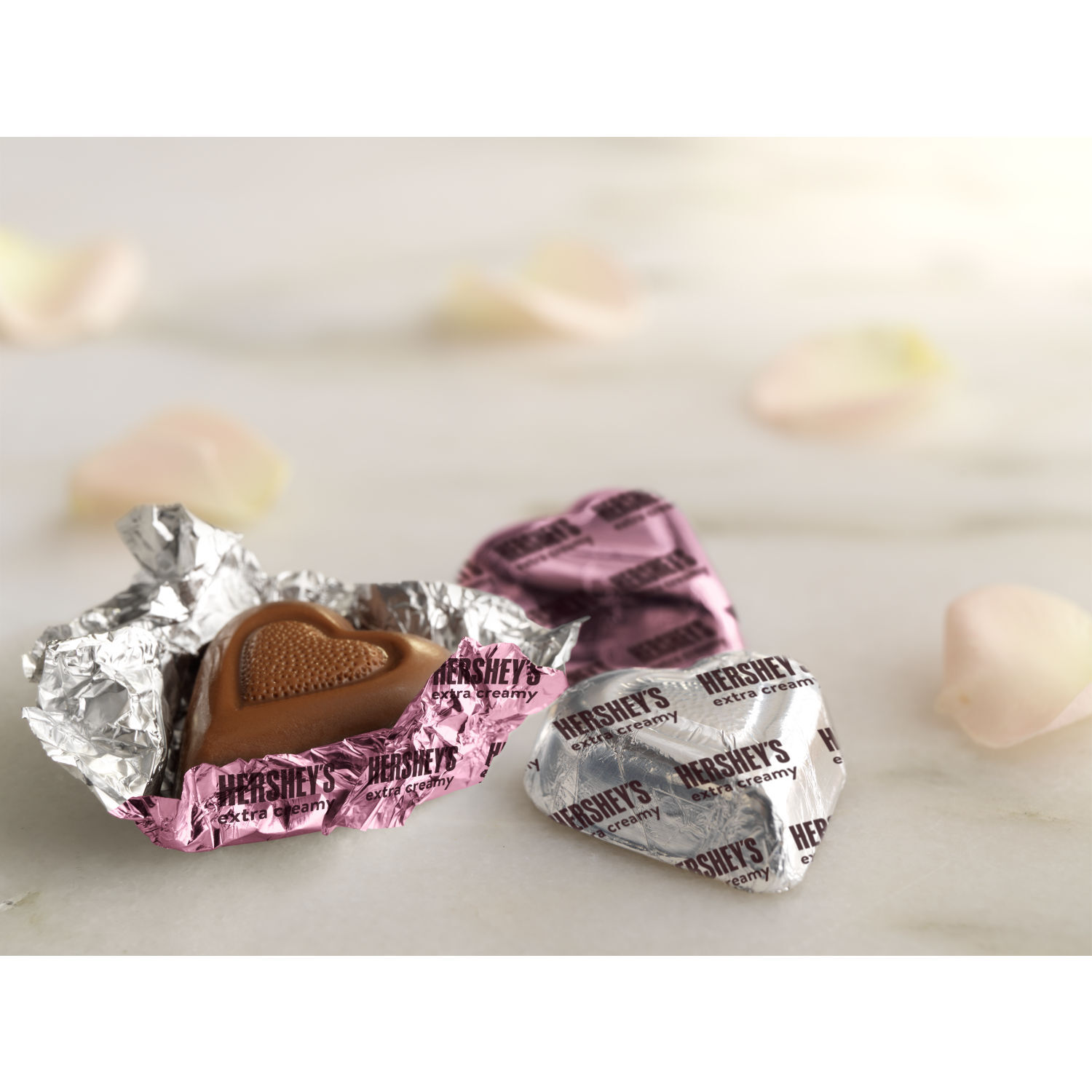 HERSHEY’S Milk Chocolate Hearts, Valentine’s Day, Candy Bag, 9.2 oz - THE HERSHEY COMPANY