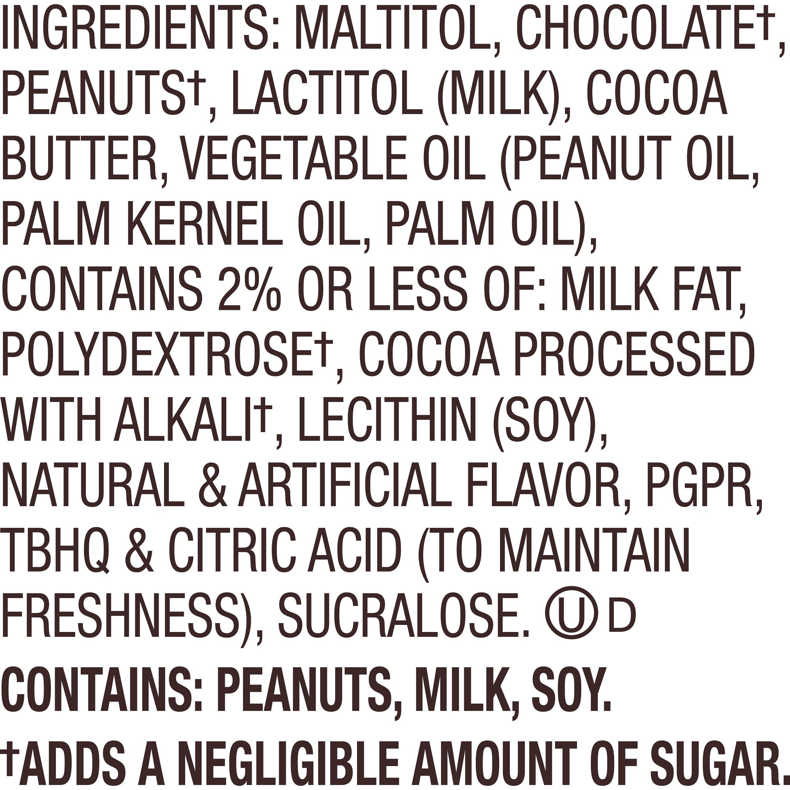 REESE’S Zero Sugar Miniatures Dark Chocolate Peanut Butter Cups Candy Bag, 5.1 oz - THE HERSHEY COMPANY