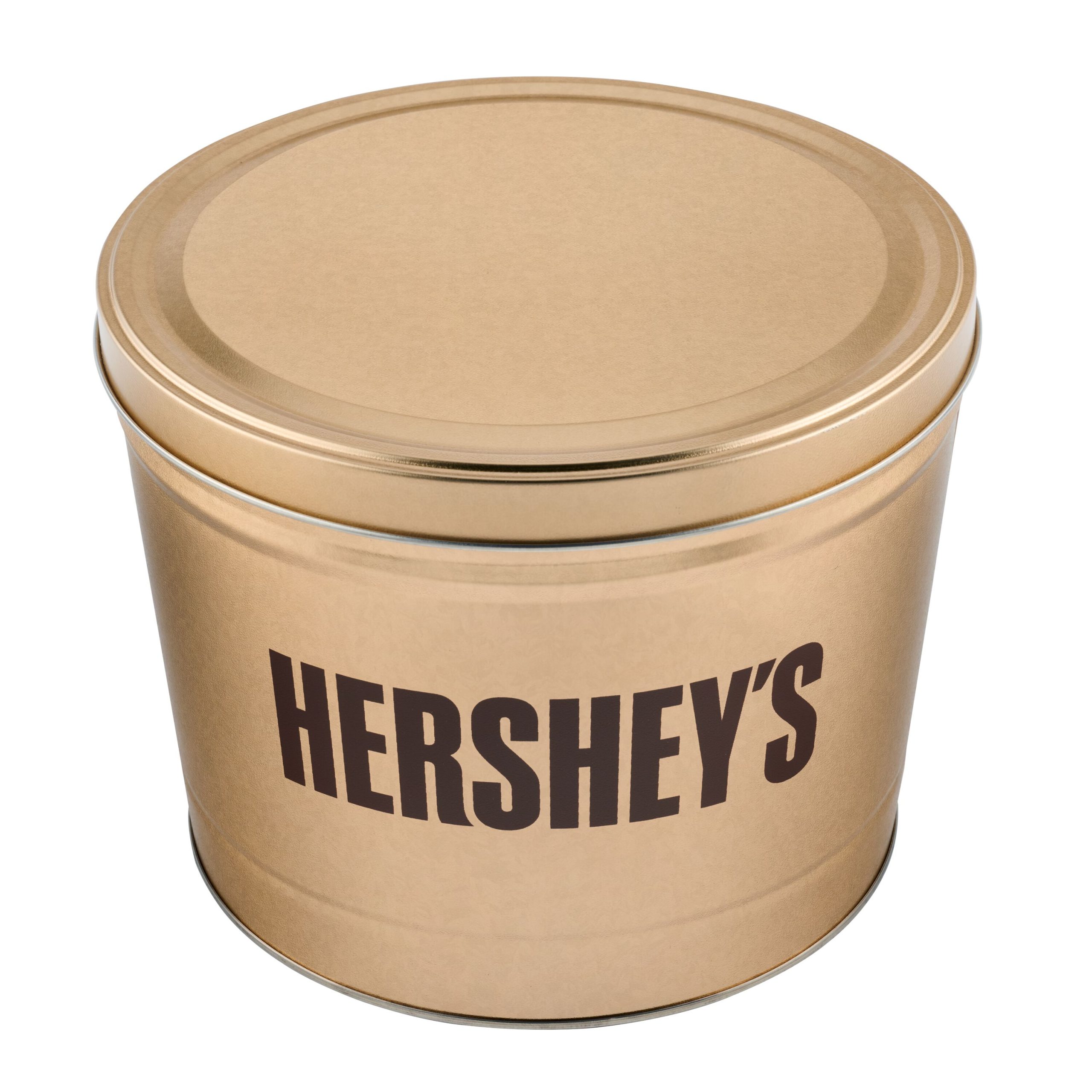 11lb HERSHEY’S Assorted Chocolates in Matte-Finish Gold Tin - THE HERSHEY COMPANY