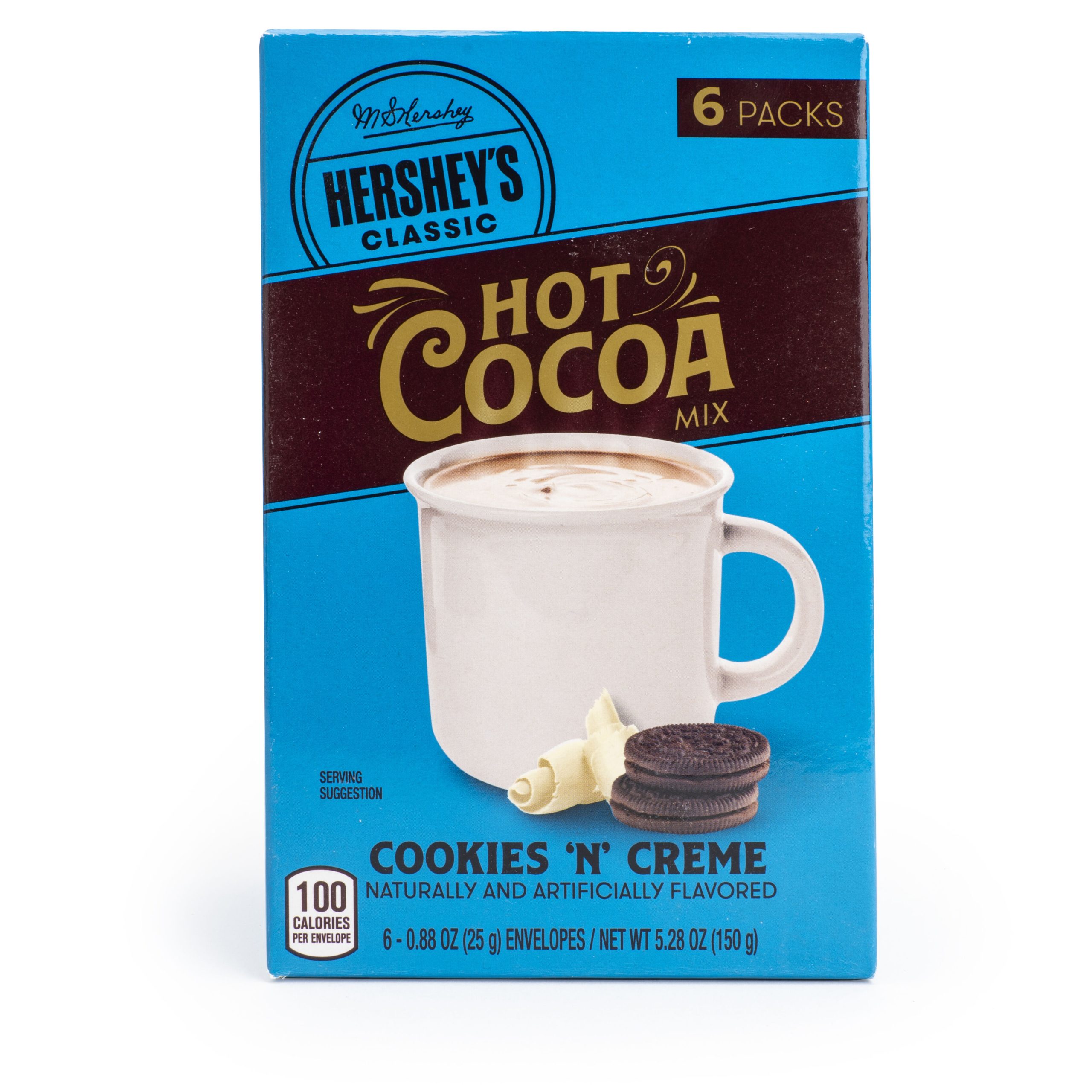 HERSHEY’S Cookies ‘n’ Cream Hot Cocoa Mix, 0.88oz (6 Count) - THE HERSHEY COMPANY